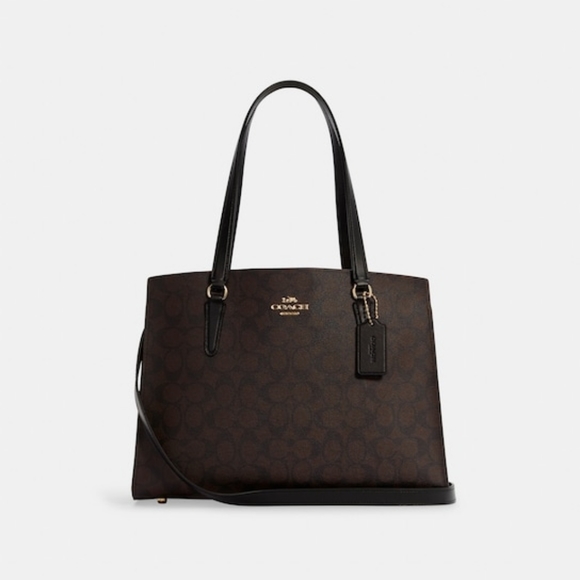 Coach Tatum Carryall In Signature Canvas - Picture 2 of 14